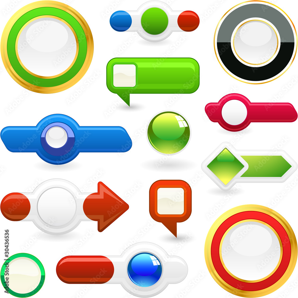 Vector collection of web elements. Great collection. Vector collection of web elements. Great collection.
