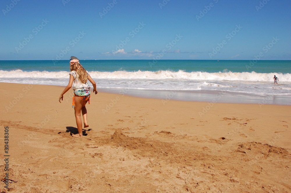 Jouer sur la plage