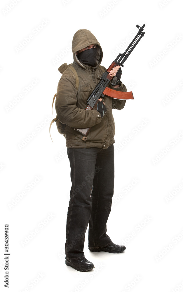 Terrorist with weapon Terrorist with weapon