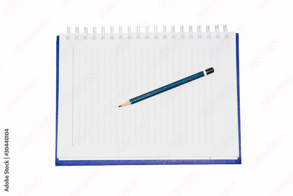 Pencil on book Pencil on book