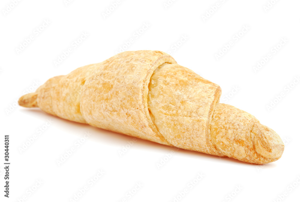 Croissant isolated on white background