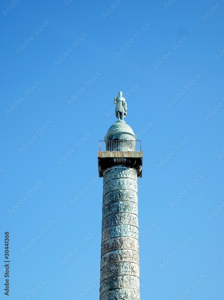 Napoleon Column commemorating Austerlitz Battle , Paris