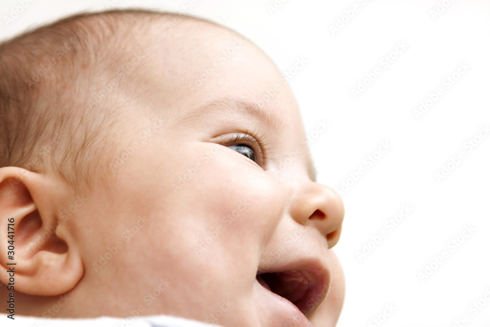 closeup portrait of adorable baby closeup portrait of adorable baby