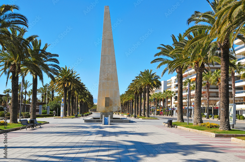Passeig Jaume I, in Salou, Spain