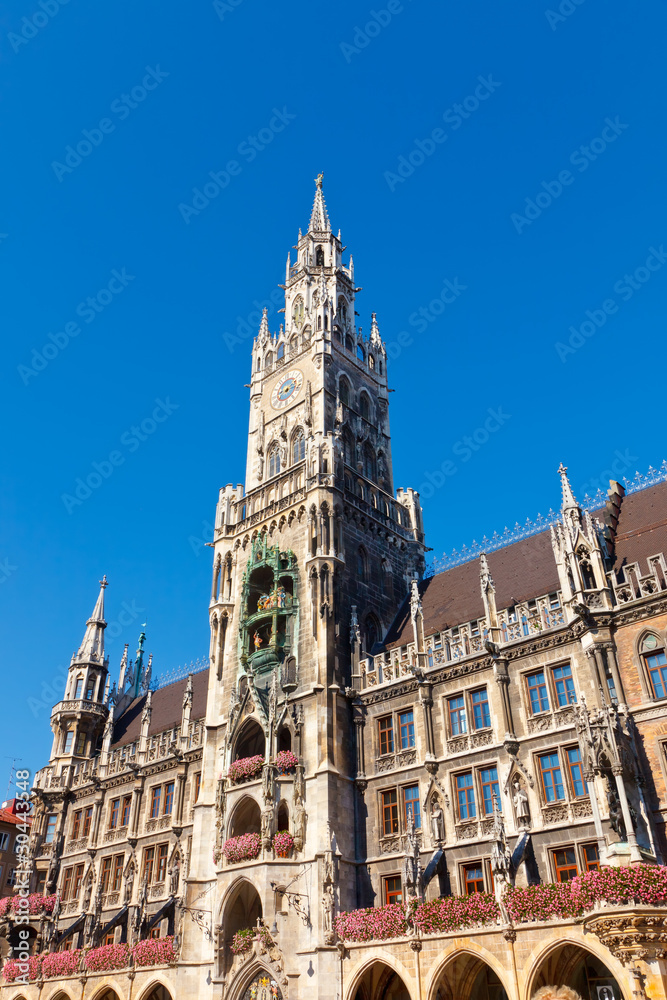 Building of New Town Hall in Munich