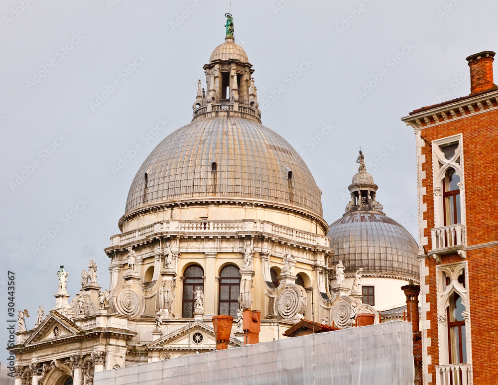 Dome of basilica of Santa Maria Della Salute, Venice