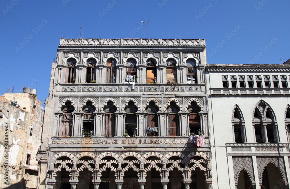 Havana - Ursulinas Palace in Arabic style