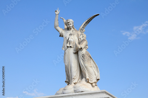 Angel statue at Cienfuegos cemetery  Cuba