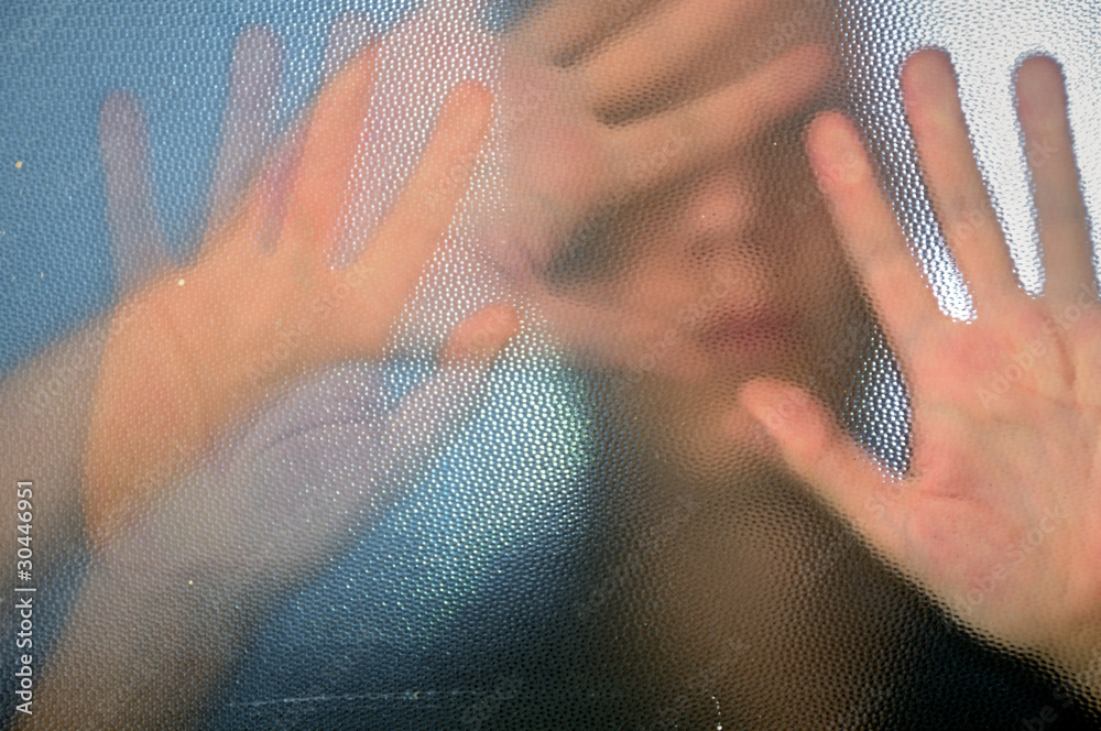 Fototapeta premium under glass
