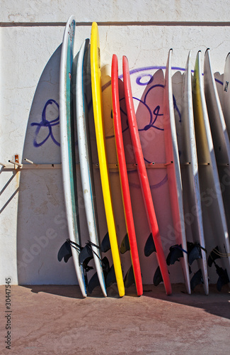 Profiled surf board