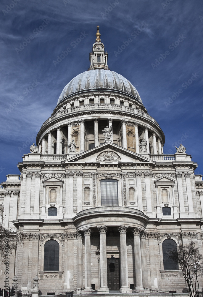 St. Paul's Cathedral from the south,