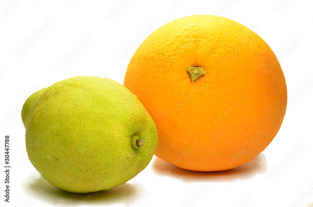 Orange and pear Orange and pear