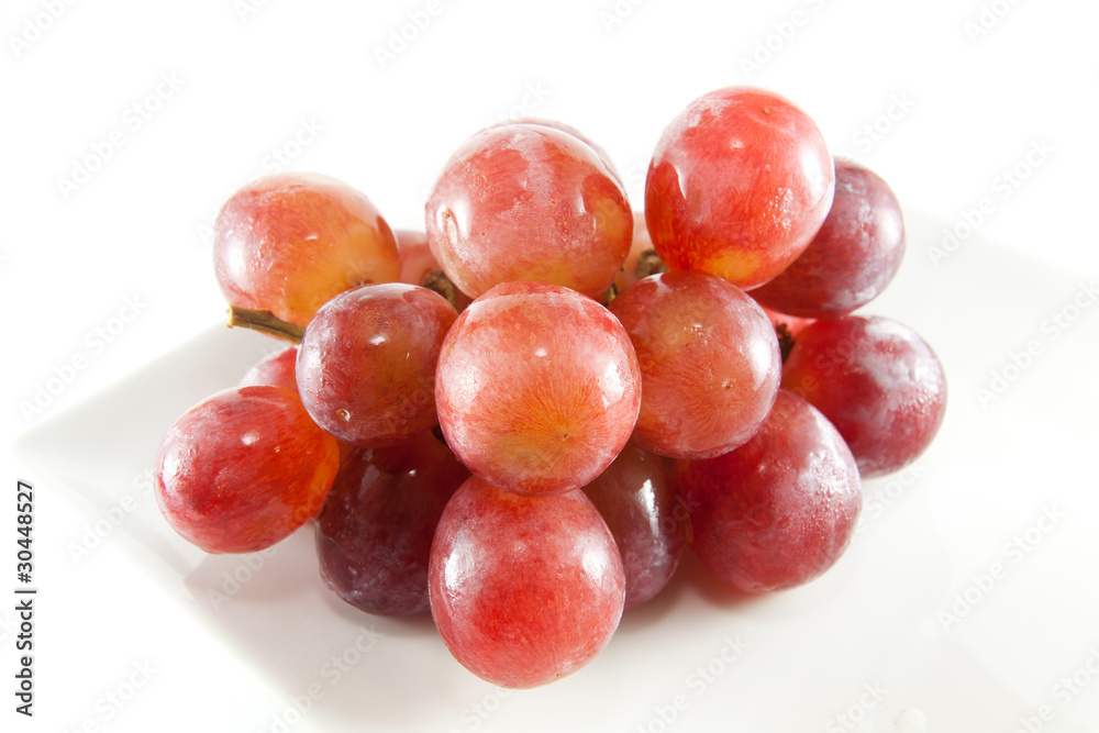 bunch of red grapes isolated bunch of red grapes isolated