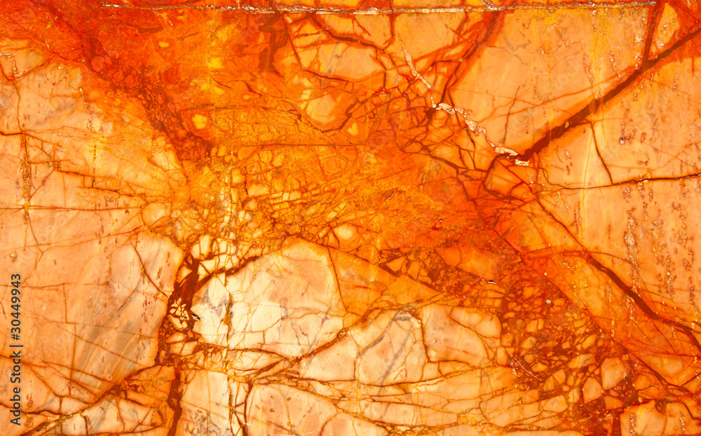 Orange Numidian Sanguine Marble, Cracks Full Frame Orange Numidian Sanguine Marble, Cracks Full Frame