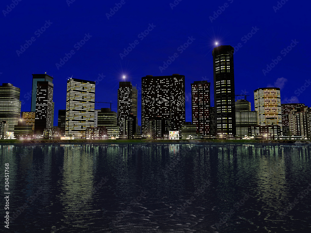 Obraz premium Modern city