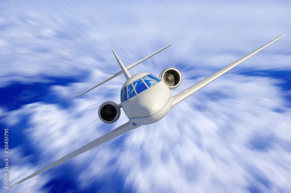 Fototapeta premium A passenger plane