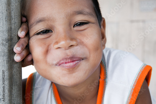 Принти на полотні Smiling Philippine Asian boy