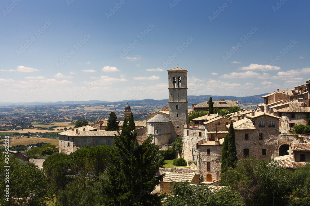 Assisi, veduta della città