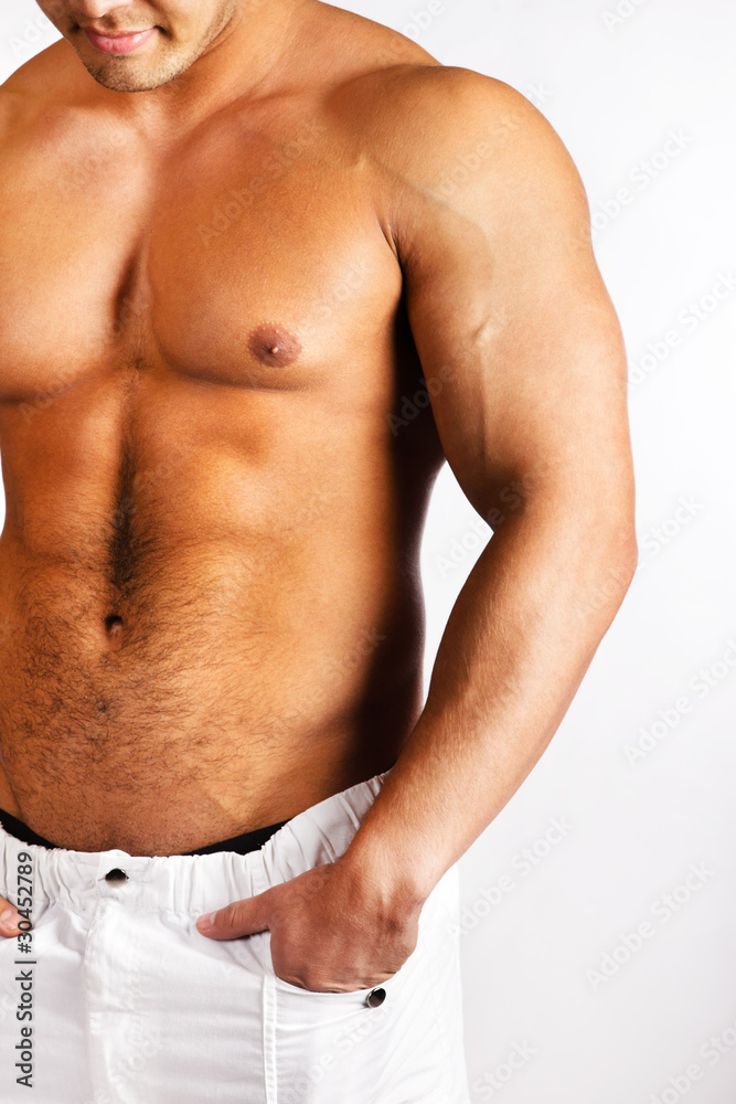 Fototapeta premium Picture of muscular males body