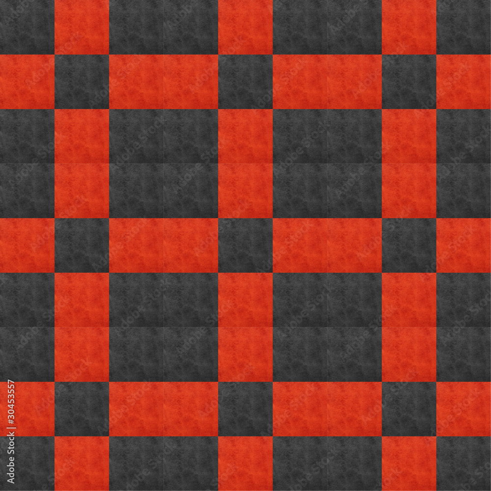 red and black checkered leather background