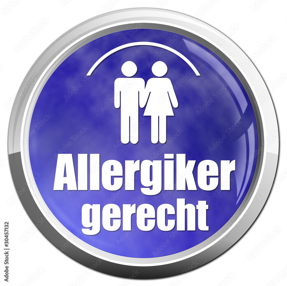 allergikergerecht button icon allergie blau weiß wolke allergikergerecht button icon allergie blau weiß wolke