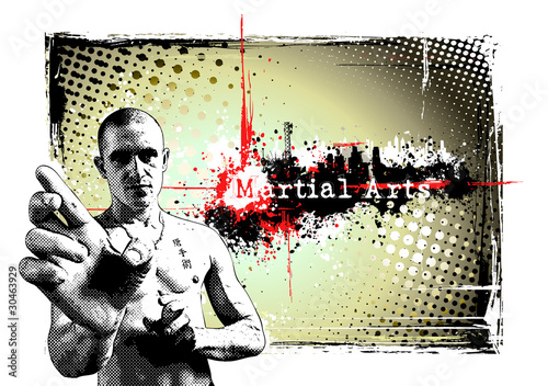 martial arts poster