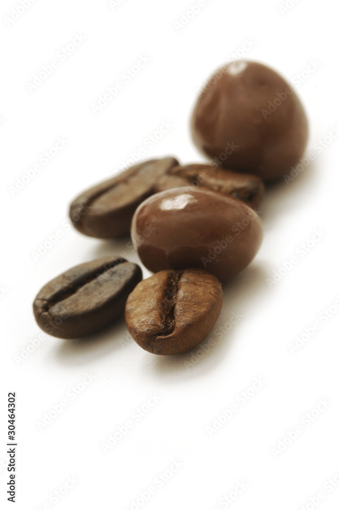 Fototapeta premium Caffè ricoperto di cioccolato