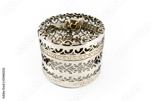 Silver jewelry box
