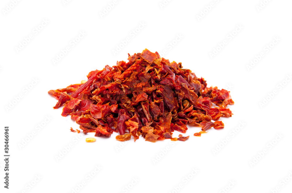 Fototapeta premium red pepper's slices