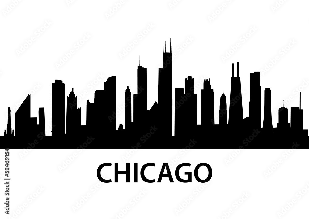 Fototapeta premium Skyline Chicago