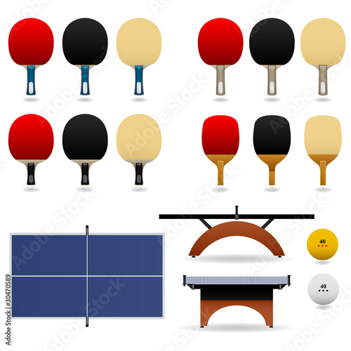 Table Tennis Bat Paddle Ball Set