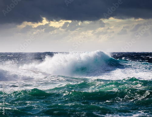 sea wave during storm