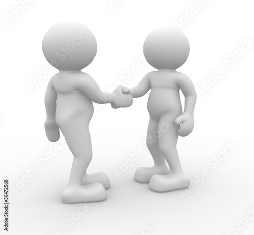 Shaking hands