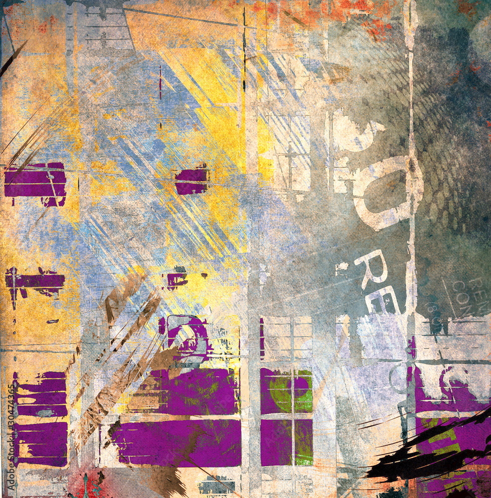 Fototapeta premium Abstract color illustration