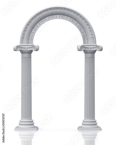 Classic arch (3d render)