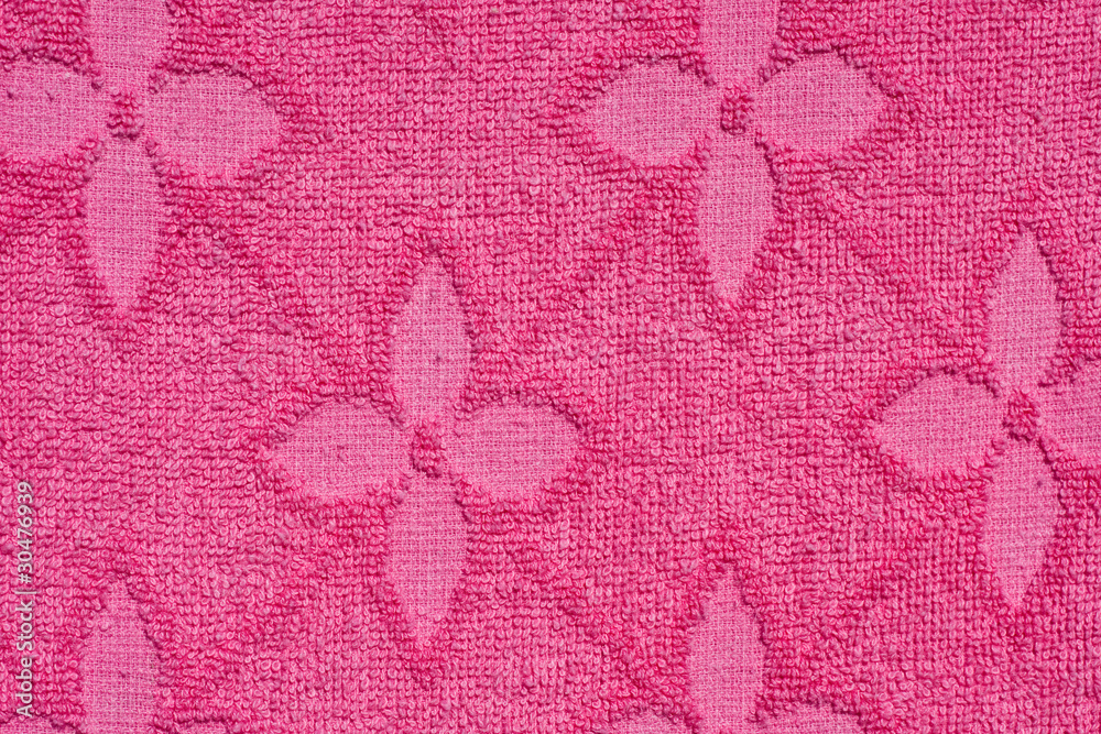 hand towel texture cotton red