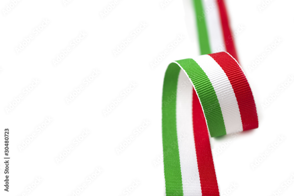 nastro tricolore italiano messicano Stock Photo | Adobe Stock
