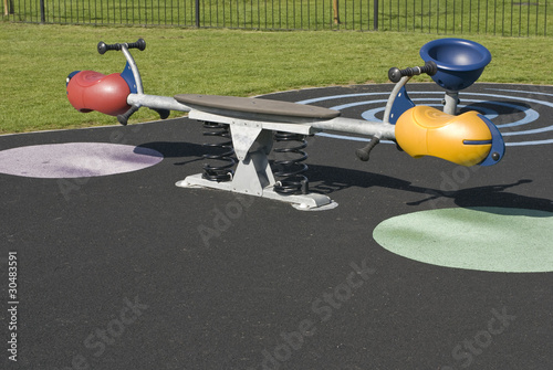 Valokuva Playground see-saw in residential area