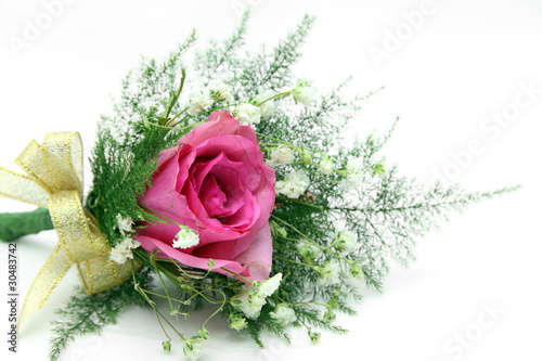 Fototapeta natural red rose corsage