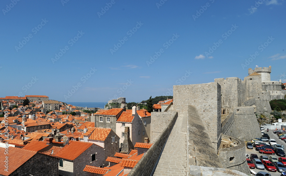 Fortifications nord de Dubrovnik
