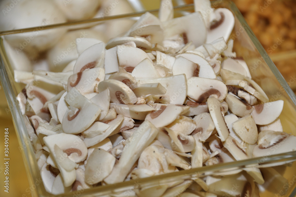 Pieczarki pokrojone Pieczarki pokrojone
