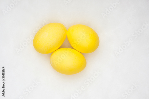 yellow eggs