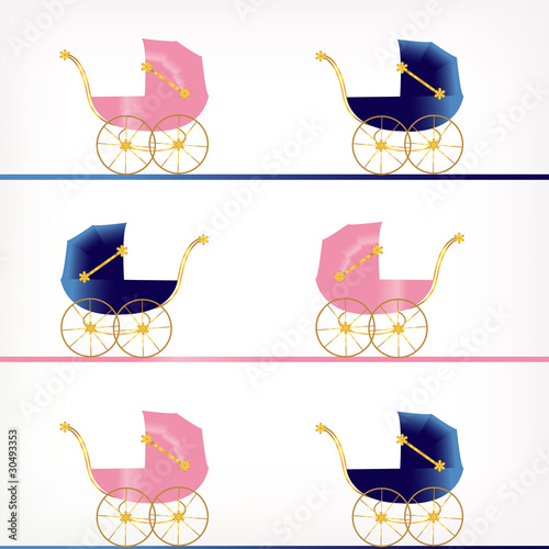 pattern with prams
