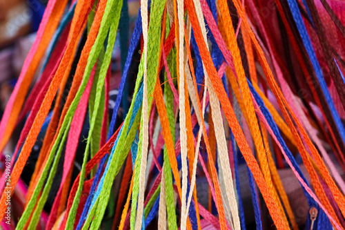 Handmade Colorful Line bags by plants