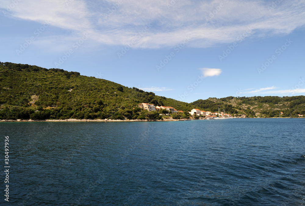 Île de Mljet - Grand lac