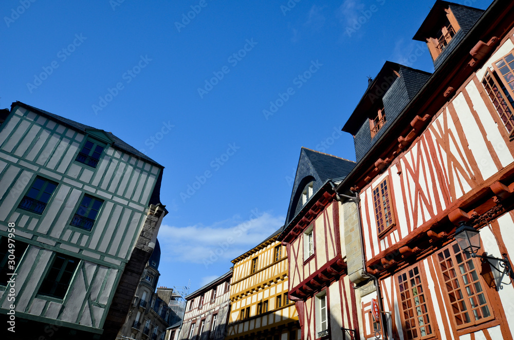 Fototapeta premium Les maisons à colombage de Vannes