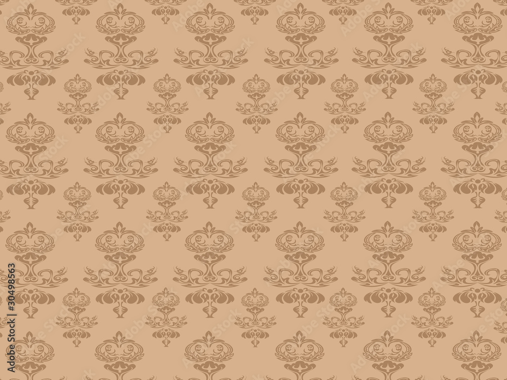 Brown Seamless wallpaper pattern Brown Seamless wallpaper pattern