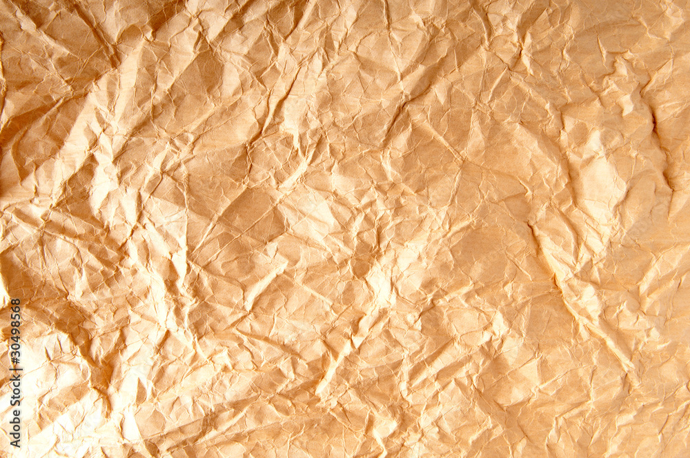 Wrinkled paper close up for your background Wrinkled paper close up for your background