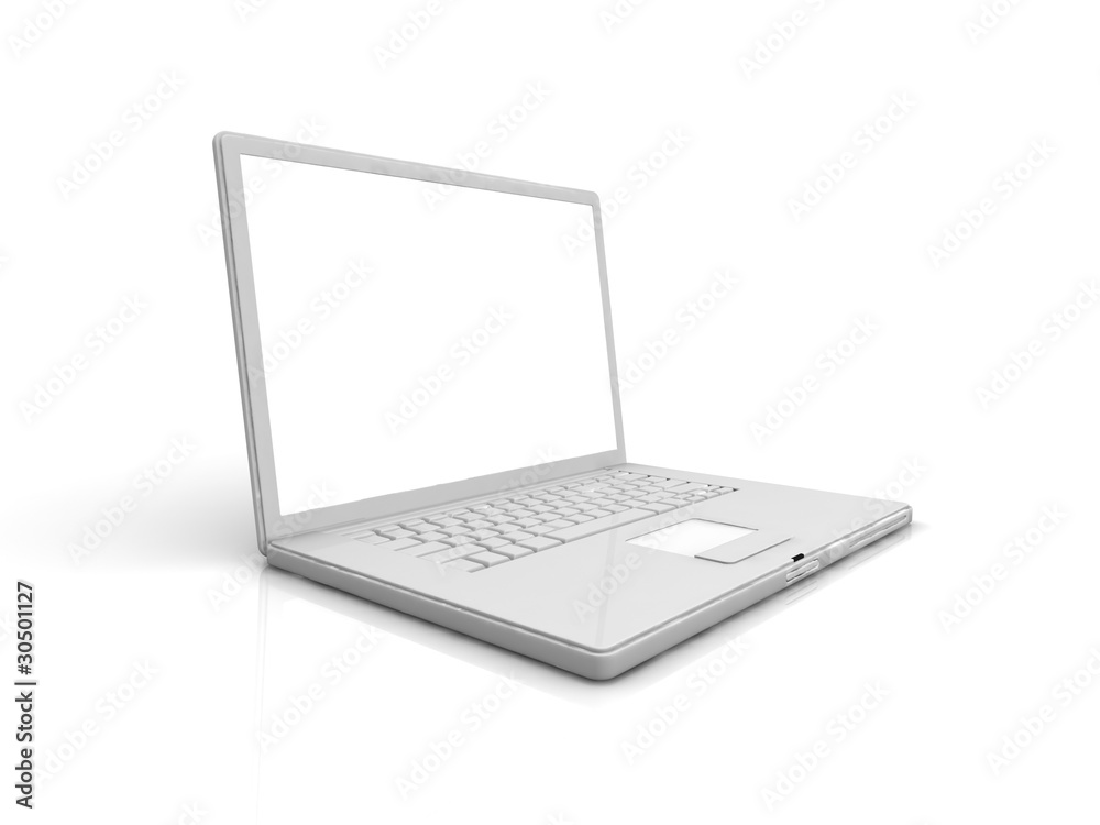 Professional Laptop isolated on white with empty space Professional Laptop isolated on white with empty space