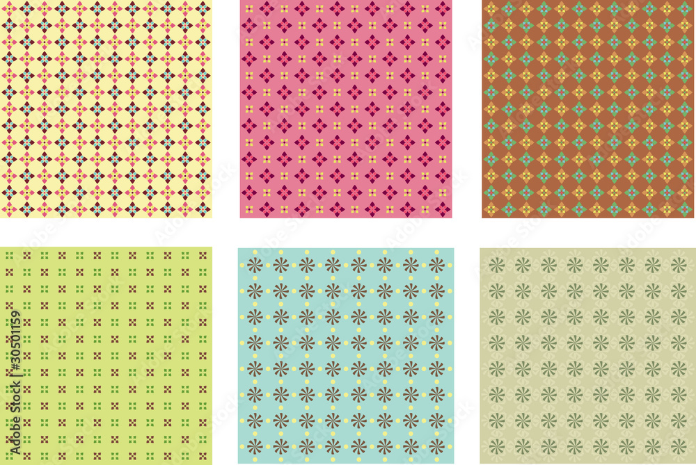 Retro wallpapers pattern Retro wallpapers pattern